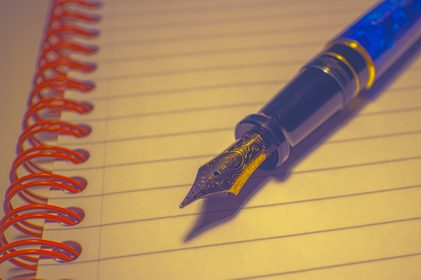 blank page from writer's block